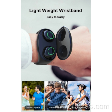 Bluetooth Earphone 5.0 TWS Earbuds Sport Business Wristband